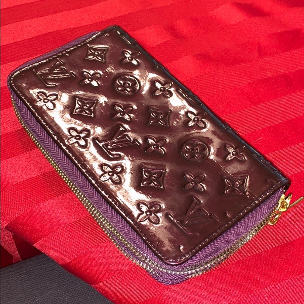 Purple wallet /clutch